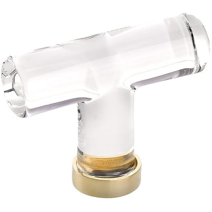 Emtek - Glass T Knob, 2-1/8 Inch