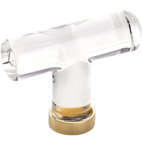 Emtek - Glass T Knob, 2-1/8 Inch