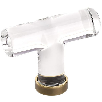 Emtek - Glass T Knob, 2-1/8 Inch
