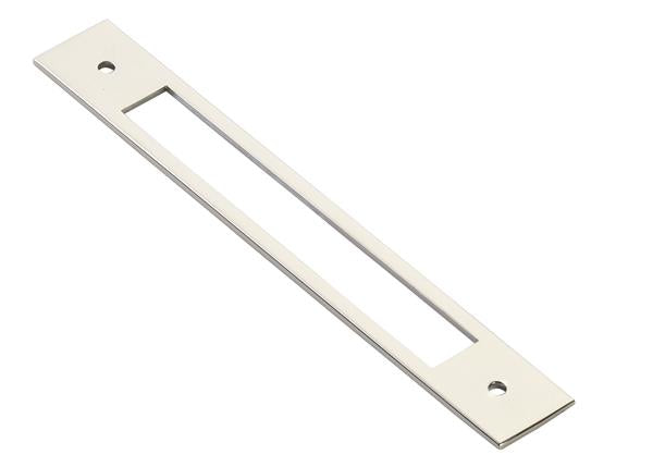 Emtek - Modern Backplate For Cabinet Pull, 6 Inch C-C