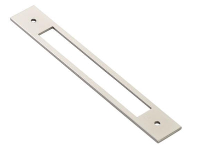 Emtek - Modern Backplate For Cabinet Pull, 6 Inch C-C