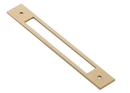 Emtek - Modern Backplate For Cabinet Pull, 6 Inch C-C