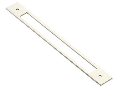 Emtek - Modern Backplate For Cabinet Pull, 8 Inch C-C