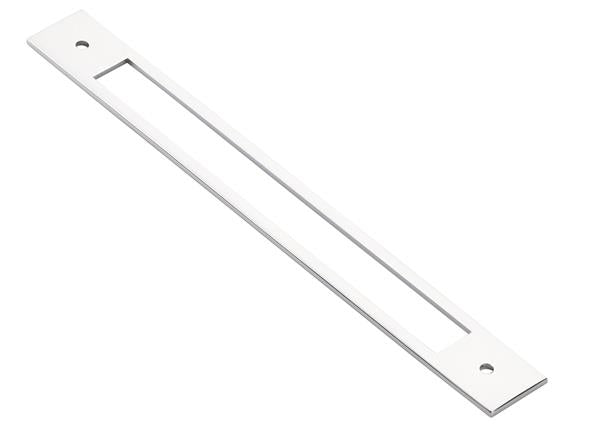 Emtek - Modern Backplate For Cabinet Pull, 8 Inch C-C