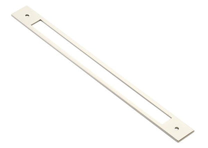 Emtek - Modern Backplate For Cabinet Pull, 10 Inch C-C