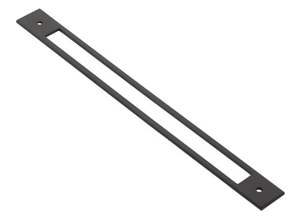 Emtek - Modern Backplate For Cabinet Pull, 10 Inch C-C