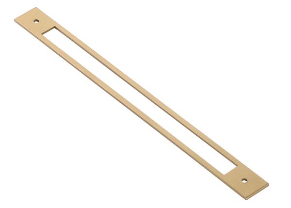 Emtek - Modern Backplate For Cabinet Pull, 10 Inch C-C