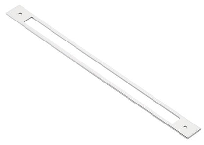 Emtek - Modern Backplate For Cabinet Pull, 12 Inch C-C