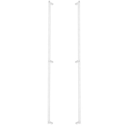 Emtek - Back to Back, Select Appliance Pull 36 Inch C-C, Rectangular Stem, Knurled Bar