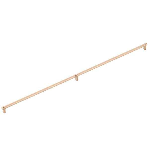 Emtek - Concealed Surface, Select Appliance Pull 36 Inch C-C, Rectangular Stem, Knurled Bar