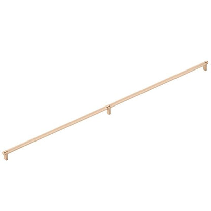 Emtek - Concealed Surface, Select Appliance Pull 36 Inch C-C, Rectangular Stem, Knurled Bar