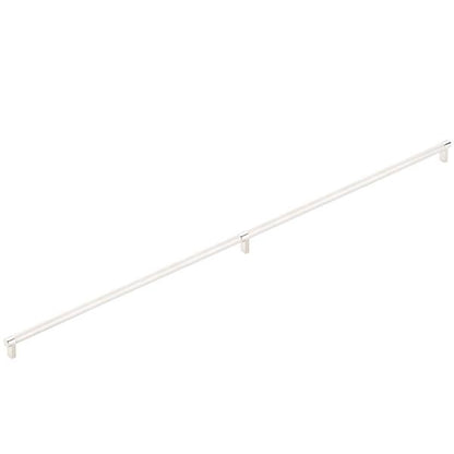 Emtek - Concealed Surface, Select Appliance Pull 36 Inch C-C, Rectangular Stem, Knurled Bar