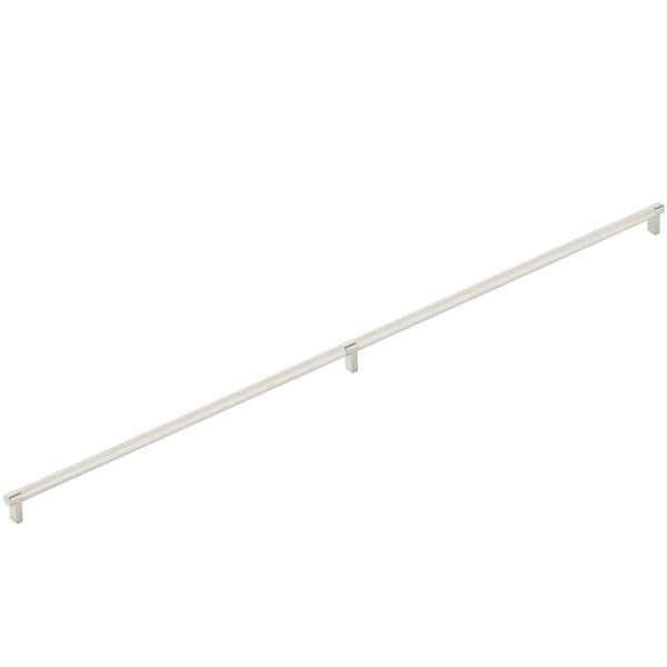 Emtek - Concealed Surface, Select Appliance Pull 36 Inch C-C, Rectangular Stem, Knurled Bar