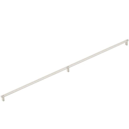 Emtek - Concealed Surface, Select Appliance Pull 36 Inch C-C, Rectangular Stem, Knurled Bar