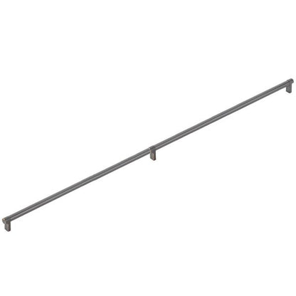 Emtek - Concealed Surface, Select Appliance Pull 36 Inch C-C, Rectangular Stem, Smooth Bar