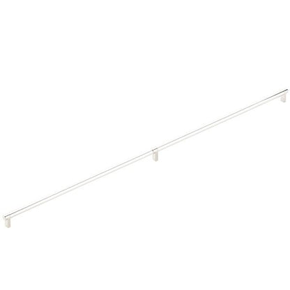 Emtek - Concealed Surface, Select Appliance Pull 36 Inch C-C, Rectangular Stem, Smooth Bar