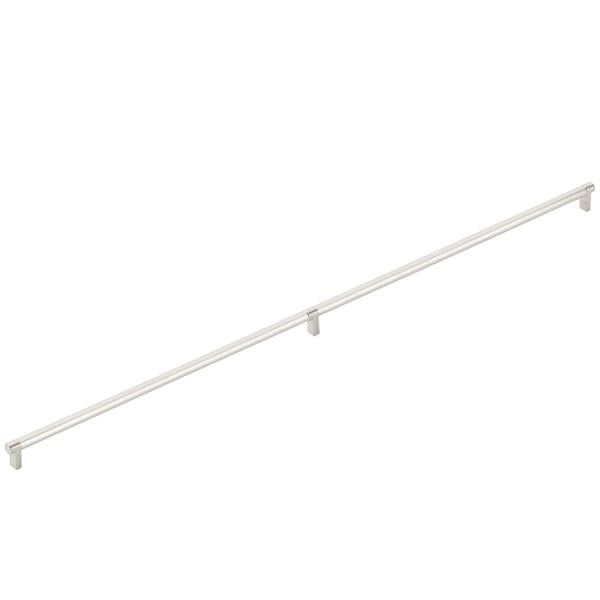Emtek - Concealed Surface, Select Appliance Pull 36 Inch C-C, Rectangular Stem, Smooth Bar