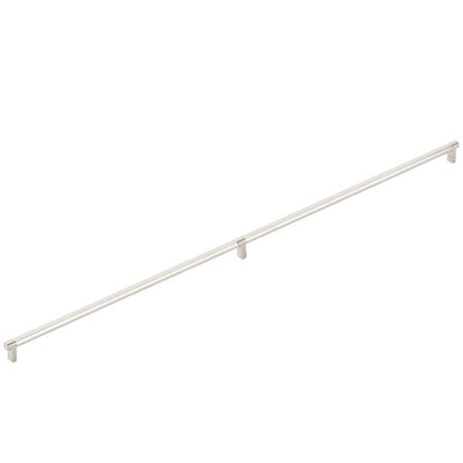 Emtek - Concealed Surface, Select Appliance Pull 36 Inch C-C, Rectangular Stem, Smooth Bar