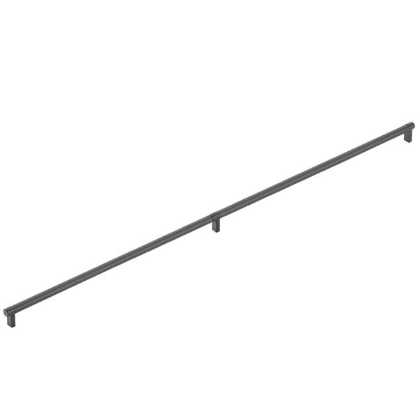 Emtek - Concealed Surface, Select Appliance Pull 36 Inch C-C, Rectangular Stem, Smooth Bar