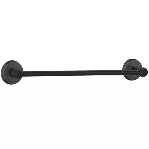 Emtek - Sandcast Bronze Single Towel Bar