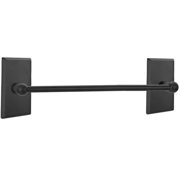 Emtek - Sandcast Bronze Single Towel Bar