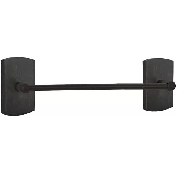 Emtek - Sandcast Bronze Single Towel Bar
