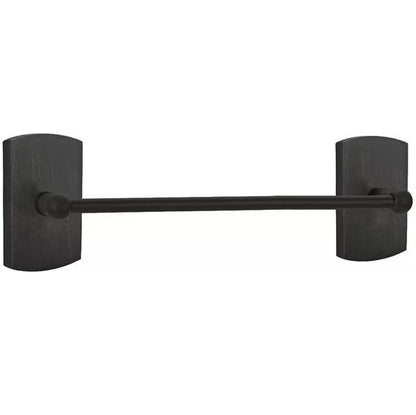 Emtek - Sandcast Bronze Single Towel Bar