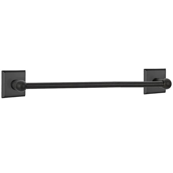 Emtek - Sandcast Bronze Single Towel Bar