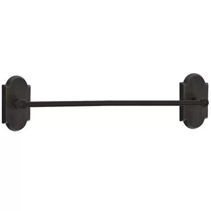 Emtek - Sandcast Bronze Single Towel Bar