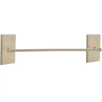 Emtek - Sandcast Bronze Single Towel Bar