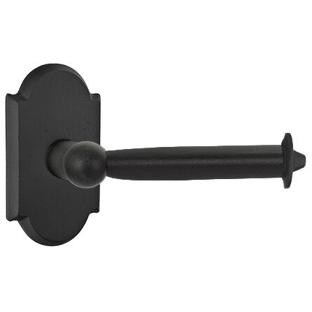 Emtek - Sandcast Bronze Toilet Paper Holder, Bar