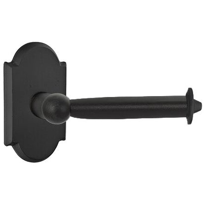 Emtek - Sandcast Bronze Toilet Paper Holder, Bar