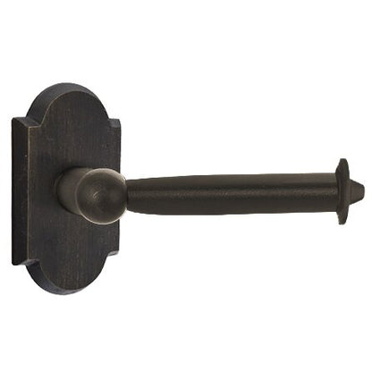 Emtek - Sandcast Bronze Toilet Paper Holder, Bar