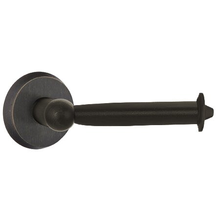 Emtek - Sandcast Bronze Toilet Paper Holder, Bar