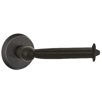 Emtek - Sandcast Bronze Toilet Paper Holder, Bar