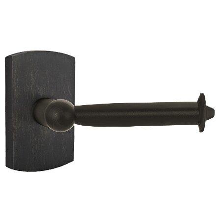 Emtek - Sandcast Bronze Toilet Paper Holder, Bar