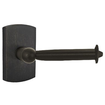 Emtek - Sandcast Bronze Toilet Paper Holder, Bar