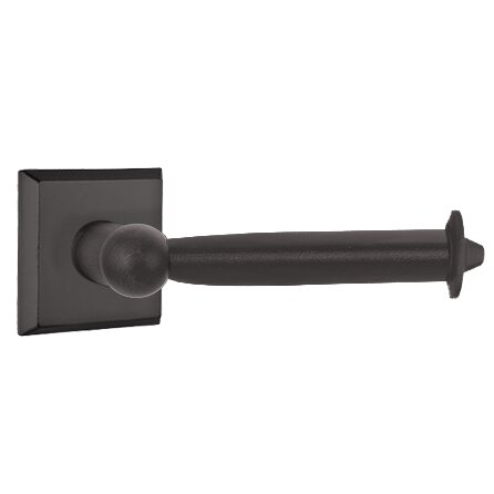 Emtek - Sandcast Bronze Toilet Paper Holder, Bar