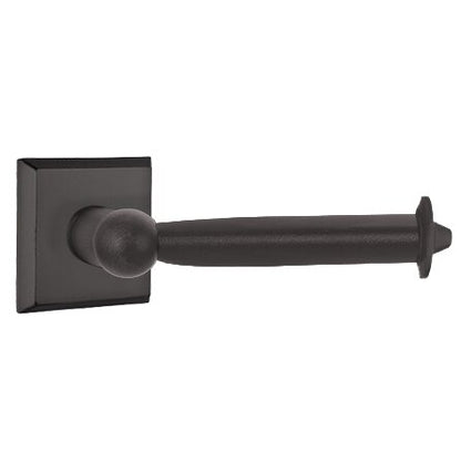 Emtek - Sandcast Bronze Toilet Paper Holder, Bar