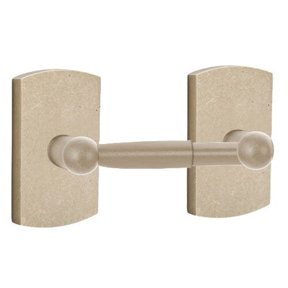 Emtek - Sandcast Bronze Toilet Paper Holder, Spring Bar