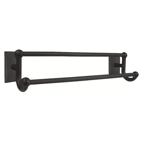 Emtek - Sandcast Bronze Double Towel Bar