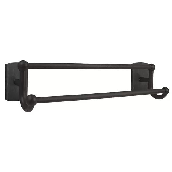 Emtek - Sandcast Bronze Double Towel Bar