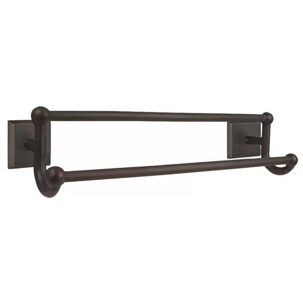 Emtek - Sandcast Bronze Double Towel Bar