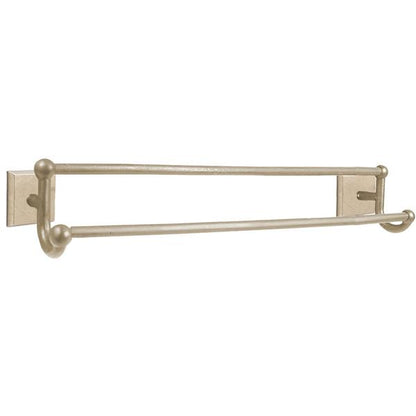 Emtek - 24 Inch Sandcast Bronze Double Towel Bar