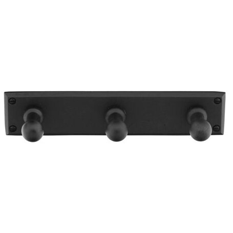 Emtek - Sandcast Bronze 3 Hooks W/ Plate