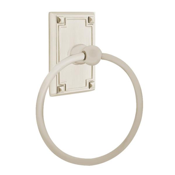 Emtek - Traditional Brass Towel Ring, 6-7/8 Inch