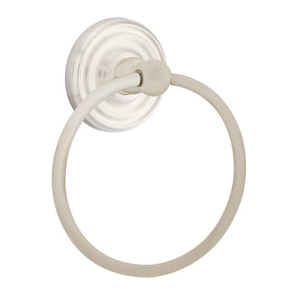 Emtek - Traditional Brass Towel Ring, 6-7/8 Inch