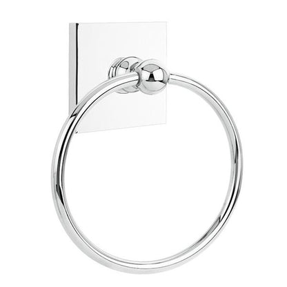 Emtek - Traditional Brass Towel Ring, 6-7/8 Inch