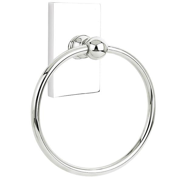 Emtek - Traditional Brass Towel Ring, 6-7/8 Inch