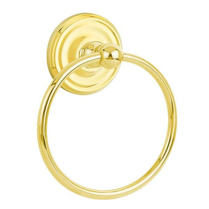 Emtek - Traditional Brass Towel Ring, 6-7/8 Inch